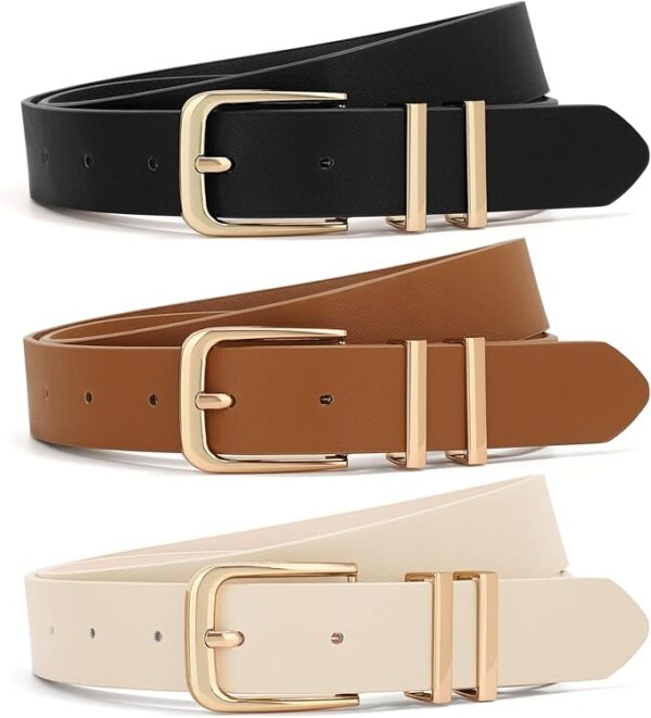 3 Pack Women Belts For Jeans