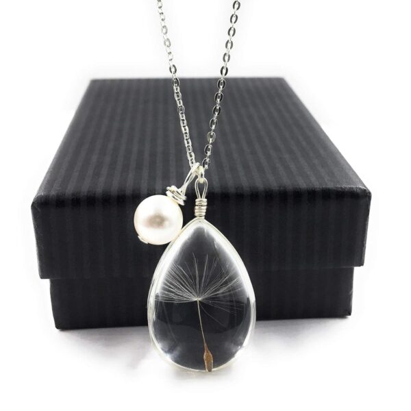Dandelion Wish Pendant Necklace