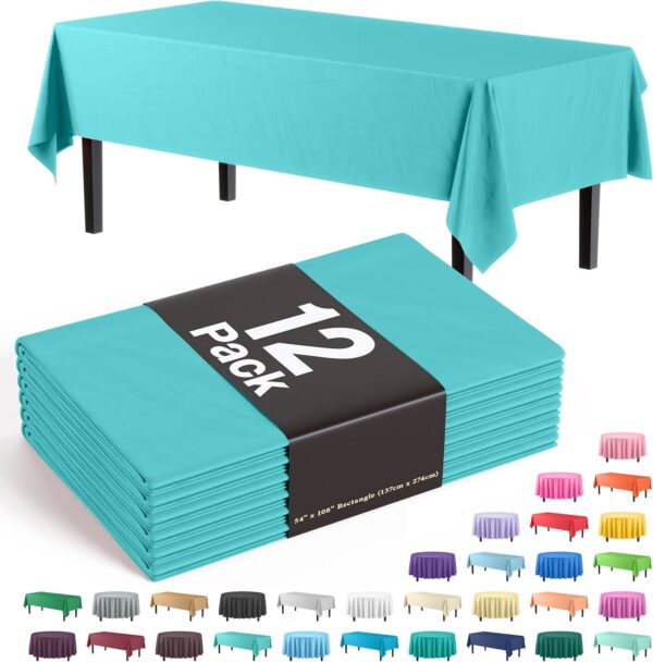 Premium Aqua Blue Table Cover (12)
