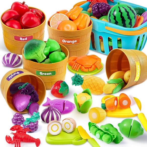 JOYIN Learning Toys Play Food Set
